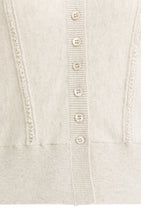 Load image into Gallery viewer, YAYA High Neck Cardigan Beige Melange
