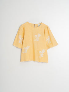Indi and Cold Butterfly Sleeve Blouse