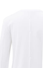 Load image into Gallery viewer, YAYA White Long Sleeve Tee with Cuff Detail
