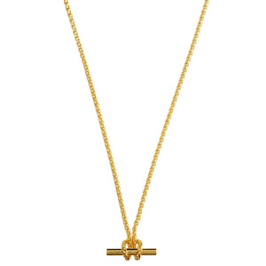 Orelia T-Bar Knot Necklace