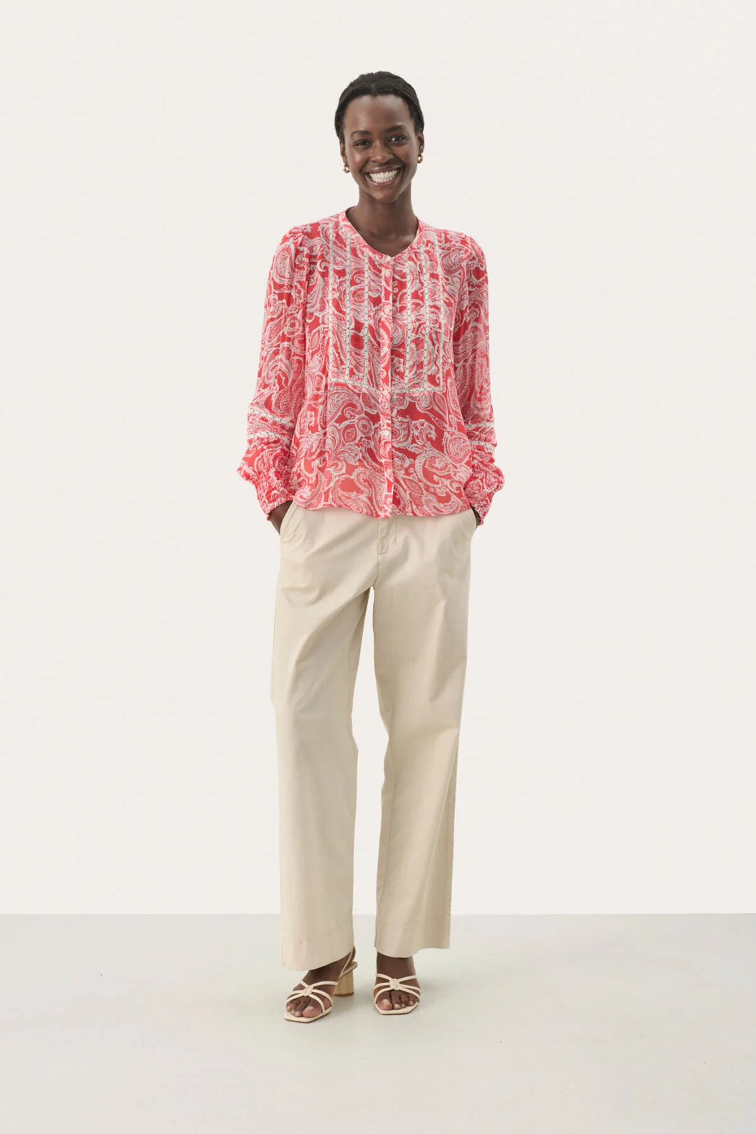 Part Two ‘Nesma’ Shirt Bittersweet Paisley Print