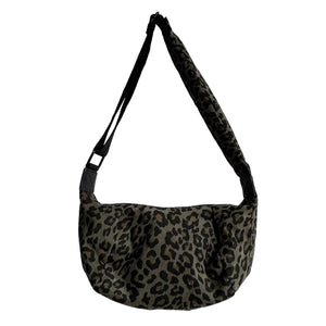 Sixton ‘Brixton’ Grey Leopard Sling Bag