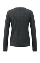 Load image into Gallery viewer, YAYA Long Sleeve Top with Suedine Trim
