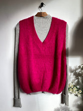 Load image into Gallery viewer, Angora Blend V Neck Knitted Vest
