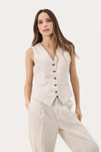 Load image into Gallery viewer, Part Two ‘Nadhia’ Linen Waistcoat
