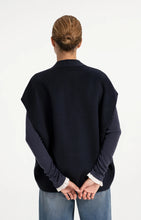 Load image into Gallery viewer, YAYA Oversized Body Warmer Black Melange
