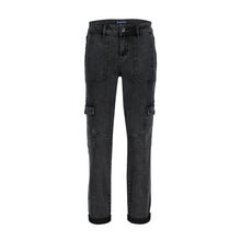Load image into Gallery viewer, Red Button Cargo Black Denim
