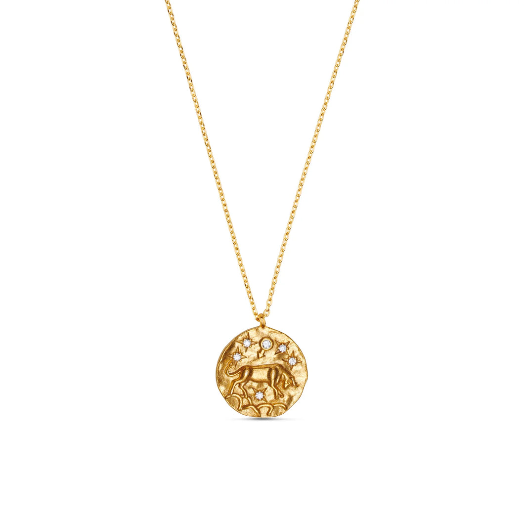 Orelia 18k Gold Plated ‘Taurus’ Necklace