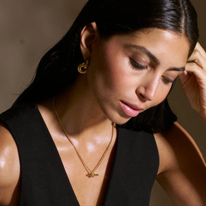 Orelia T-Bar Knot Necklace