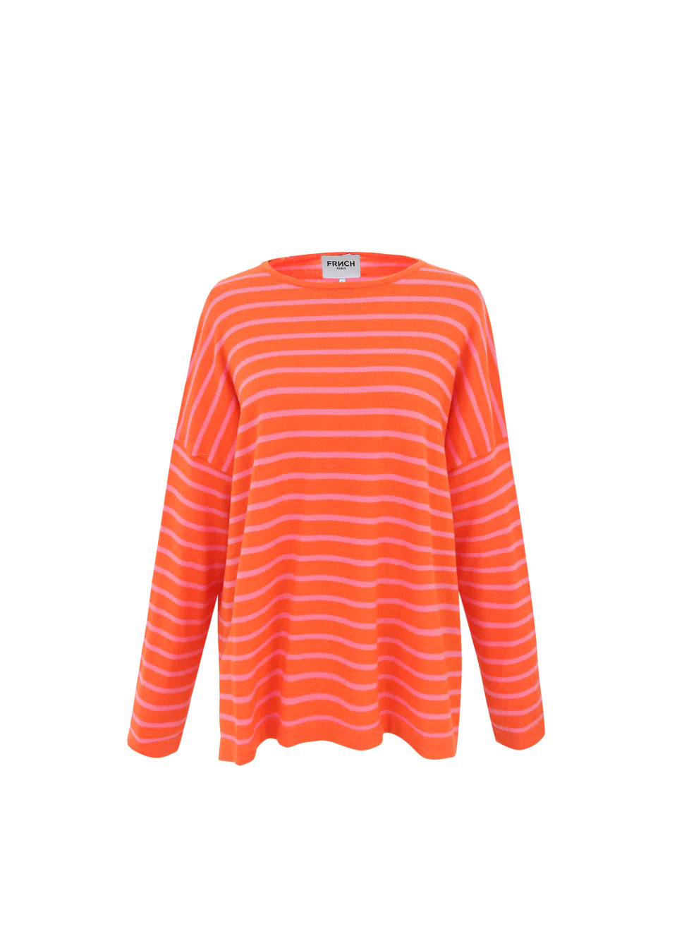 Frnch ‘Eileen’ Coral and Pink Stripe Jumper