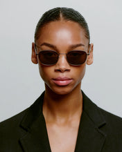 Load image into Gallery viewer, A.Kjaerbede ‘Hello’ Matte Brown Sunglasses
