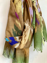Load image into Gallery viewer, Ombré Aztec Print Wool Scarf
