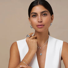 Load image into Gallery viewer, Orelia Multi Row Coin Necklace Silver

