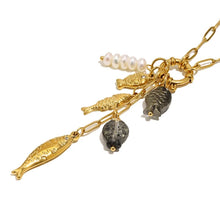 Load image into Gallery viewer, Kai Fish Charm Gold Plated Waterproof Necklace

