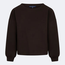Load image into Gallery viewer, Red Button ‘Skyler’ Scuba Sweatshirt Espresso Brown
