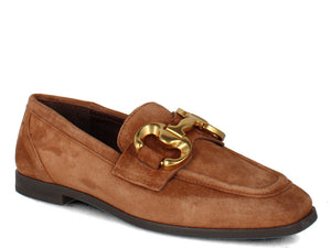 Alpe Tan Suede Loafers