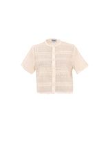 Load image into Gallery viewer, Frnch ‘Armel’ Creme Lace Blouse
