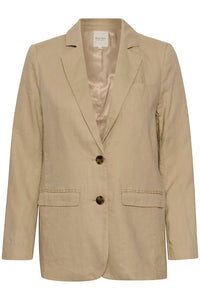 Part Two Linen ‘Nyan’ Blazer in French Oak