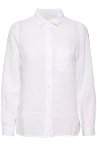 Part Two ‘ Kivas’ Linen Shirt White