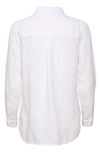 Part Two ‘ Kivas’ Linen Shirt White