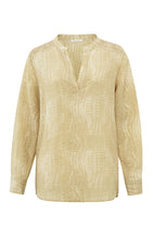 Load image into Gallery viewer, YAYA Silky Snakeskin Print Shirt
