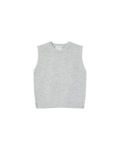 Grace and Mila Knitted ‘Say’ Vest Grey