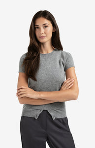 YAYA Knitted Top With Button Detail