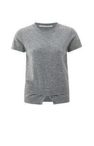 YAYA Knitted Top With Button Detail