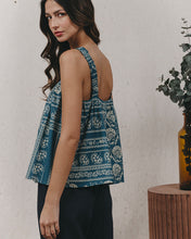 Load image into Gallery viewer, Grace and Mila ‘Kabuki’ Top Navy
