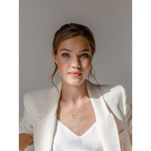 Wanderlustlife Gold Chain ‘Unity Circle’ Necklace