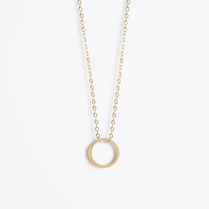 Wanderlustlife Gold Chain ‘Unity Circle’ Necklace