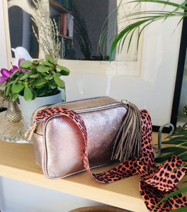 Bronze Leather Camera Bag