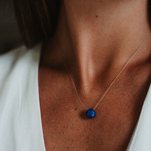 Wanderlustlife Lapis Lazuli Fine Cord Necklace