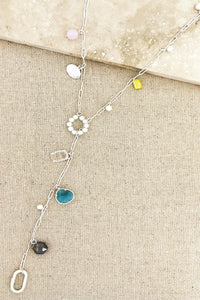 Envy Silver Charm Necklace