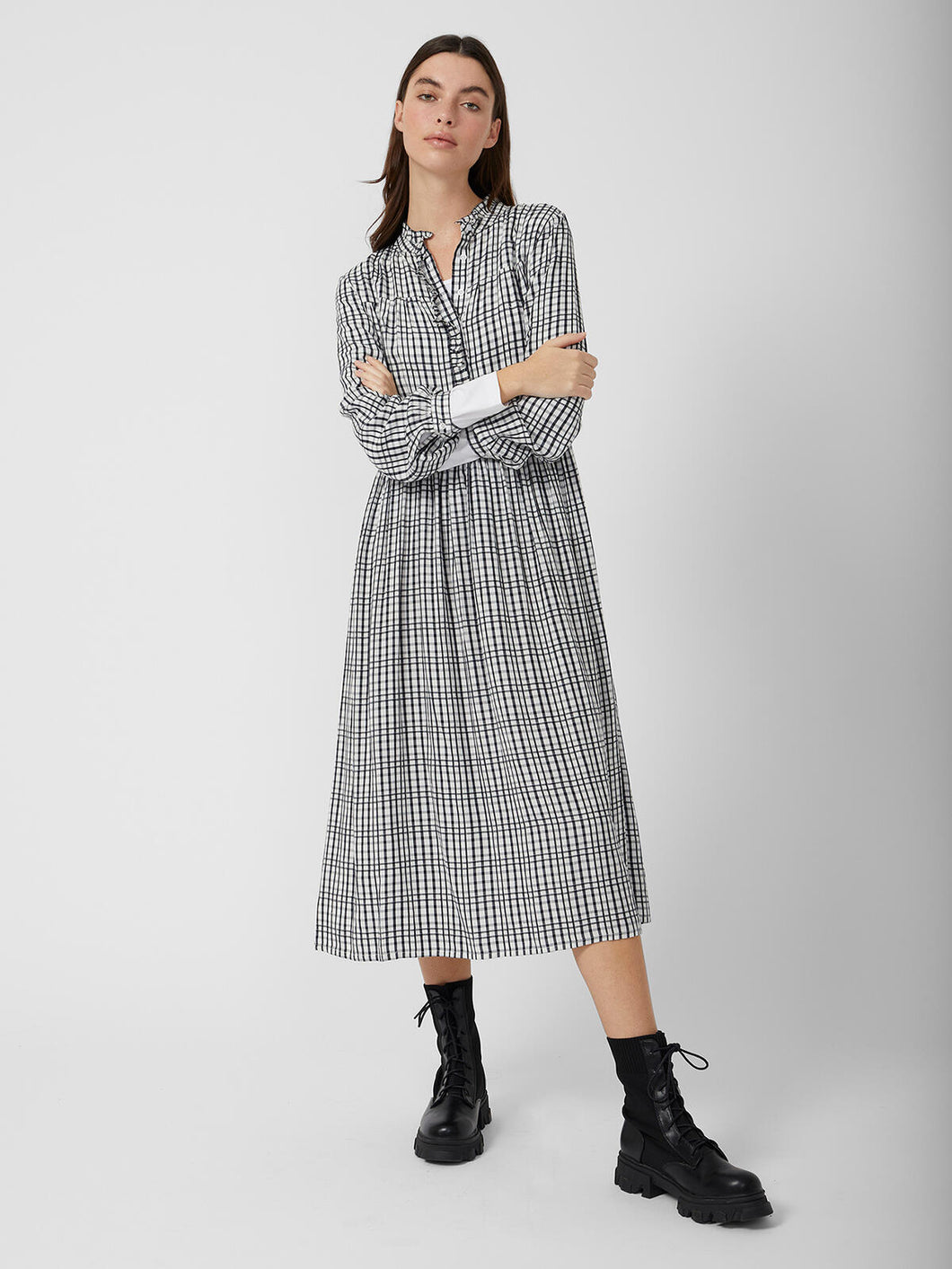 Great Plains Checked Dress