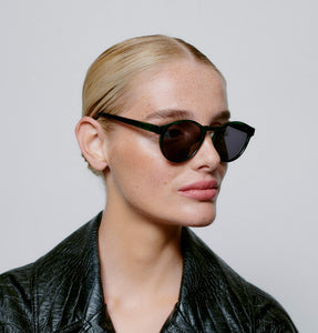 A.Kjaerbede ’ Marvin’ Marble Green Sunglasses